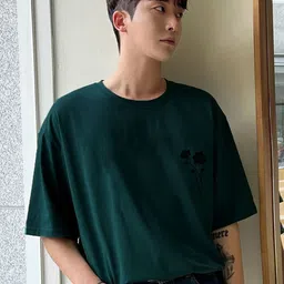 Rigo Men Typography Printed Drop-Shoulder Sleeves T-shirt-image-29