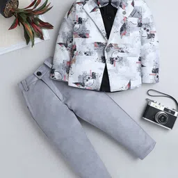 BAESD Boys Printed Coat with Trousers-image-71