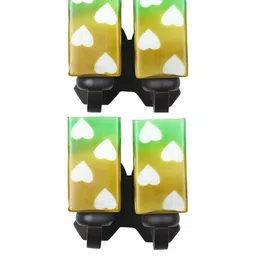 Somil Premium Designer Glass Wall / Night Lamp Elegant & Stylish Dcor Accent for Modern Interiors, color- Green, White, Brown, Size, 28.5 X 23.5 X 33.5 CM-image-68