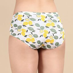 &Circus Modal Pack Of 2 Lemon & Lemon Printed Seamless Bare Hipsters - Multi Colour image 4