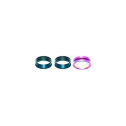 Dynamic Retail Global Set of 3 Rings for Men & Women, Green-Multicolor Alloy Ring ()-24