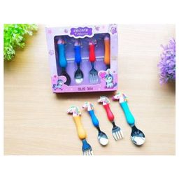 Uniquebuyin Unicorn Spoon Set of 4 - Multicolour image 4