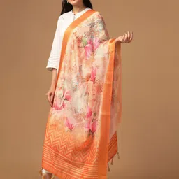 Kaizen TEXO FAB Ethnic Motifs Printed Dupatta image 3