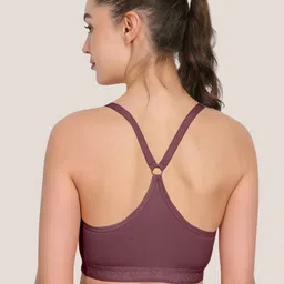 POOJA RAGENEE Multi Non-Wired Non Padded Seamless Workout Bra-picture-42