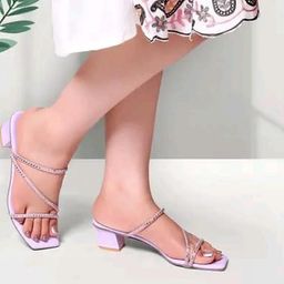 FK AZON Women Solid Block Heels-image-45
