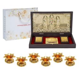 INTERNATIONAL GIFT Gold-Toned Religious Idol Showpiece-image-94