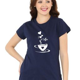 Moda Rapido Women Typography Printed Round Neck Cotton T-shirt-picture-32