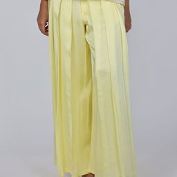 Arya Giri Women Relaxed Flared High-Rise Pleated Trousers-image-38
