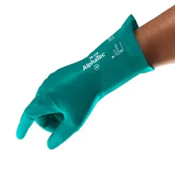 Ansell AlphaTec 58-330 Green Aquadri Chemical Resistant Work Gloves Size 10 Nitrile Coating, 58330VP100-picture-43