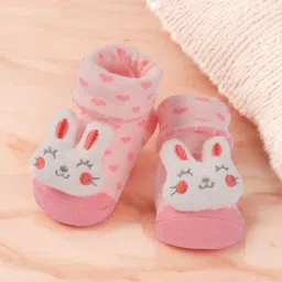 Yellow Bee Infant Girls Printed Ankle Length Socks-picture-20