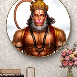 Myntra Elegant Homes Beige & White 1 Piece Wood Religious Wall Paintings-picture-27