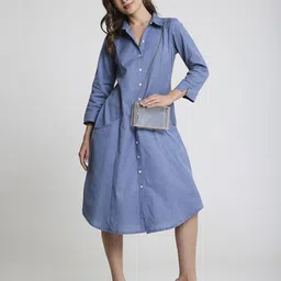 Saffron Threads A-Line Midi Dress image 5