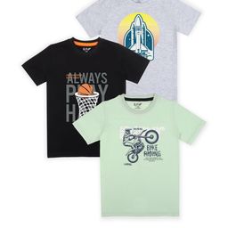 J&JP Boys 3 Printed Pockets T-shirt-image-89