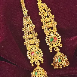 MEMOIR Classic Jhumkas Earrings-image-8