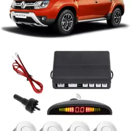GS469 Silver Car Reverse Parking Sensor with LED Display 4 Sensor G469 Parking Sensor-image-0
