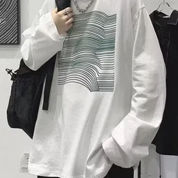 HERE&NOW Men Graphic PrintedRound Neck Oversized T-shirt-picture-34