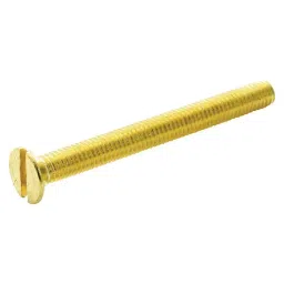 TR FASTENINGS FLAT/CSK HEAD SLOTTED SCREW, STEEL, M2.5, M2.5/20/KSBRMC S100//- (Pack of 100 Pcs)-image-49