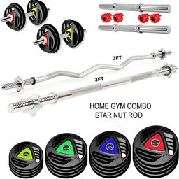 YMD Set Of 26 Rods & Plates Home Gym Combo-25