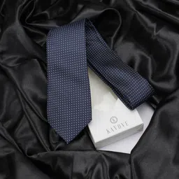 KOVOVE Men Blue Printed Broad Tie-image-82