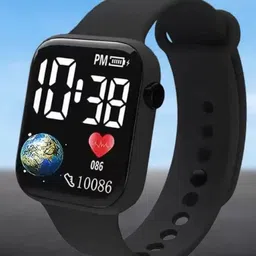 TARIDO Men Printed Dial & Straps Digital Watch HEART_BLACK-320-45