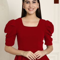 Tromko Women Pack of 2 Peplum Tops-image-61