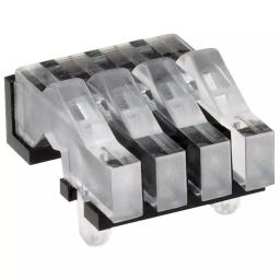 MENTOR PCB Mounted 4-Way Right Angle LED Light Pipe Clear Rectangle Lens, 1278.1004 (Pack of 10 Pcs)-image-88