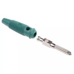 HIRSCHMANN TEST AND MEASUREMENT Banana Plug Green male 4 mm Connector Solder Termination 30A 30 V AC 60V DC Nickel, 930727104 (Pack of 500)-image-41