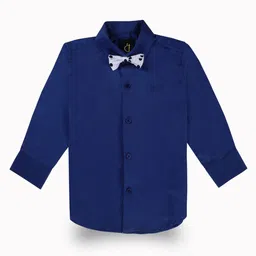 Gini and Jony Boys Standard Spread Collar Solid Cotton Casual Shirt-image-40