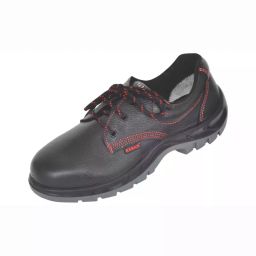 Karam Gripp Steel Toe Safety Shoes Low Ankle Black Size UK 12, FS01BL(SWDAPN)-image-28