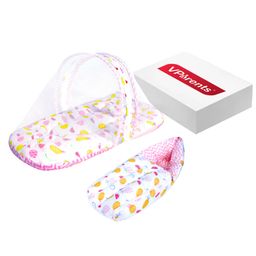 VParents Fruity Baby Bedding Set with Pillow and Sleeping Bag Combo - Pink-19