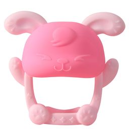 Bembika Bunny Shape Baby Teether Toy -Pink-17