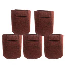 sow & grow Geo Fabric Grow Bag - Set of 5-picture-17