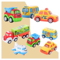 BitFeex Unbreakable Pull Back and Friction Vehicles Crawling Toy Pack of  5 (Color May Vary) image 3