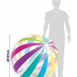 Intex Inflatable Jumbo Beach and Swimming Pool Ball For Adults And Kids  Multicolor image 3