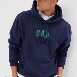 GAP Brand Logo Printed Hooded Sweatshirt-picture-21