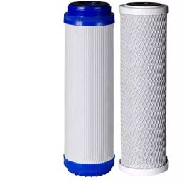 OCEAN STAR 254 mm(10 Inch) Granular Activated Carbon GAC Carbon Block CTO Filter Set B0-9QLO-SJGD-51