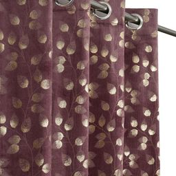 Myntra Elegant Homes Violet Set of 2 Long Door Curtain-picture-14