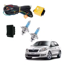 Auto Pearl H4 Headlight Halogen Bulb for Skoda Rapid, APA98 (Pack of 2 Pcs)-9