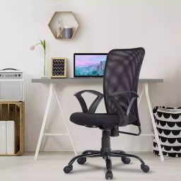 Green Soul Seoul Office Chair, Mid Back Mesh Ergonomic Home Office Desk Chair(Smart Black)-18