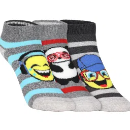 3PK BOYS NON TERRY LOW CUT-32