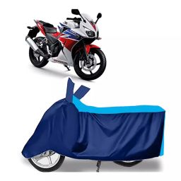 Auto Pearl Two Wheeler Cover for Honda CBR300R - Cyan, Blue-image-89