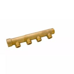 WATTS Brass Pipe Fitting Straight CompressionManifold Male 3/4in to Male 1/2in, 3683-image-10