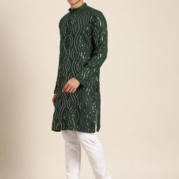 SOJANYA Regular Kurta with Churidar image 4