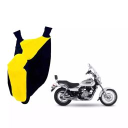 Auto Pearl Waterproof Two Wheeler Cover For Bajaj Avenger 220 Cruise (Yellow & Blue)-image-39