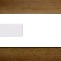 Peace Plain White paper with peal & seal Envelope 80 GSM 10"x4.5" (Pack of 100)-40
