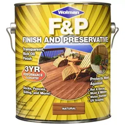 Rust-Oleum Wolman F&P Waterproofing Finish and Preservative, Natural, 14396 (Can of 3.78 L)-41