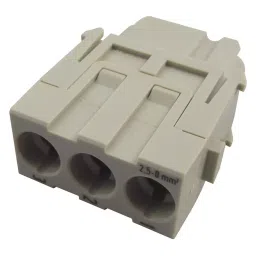 Harting Heavy Duty Connector Inserts / Modules MODULE, FEMALE, HAN C, 3WAY, AXIAL SCREW, 09 14 003 2701-96