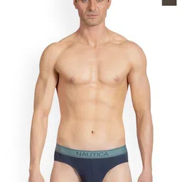 Nautica Pack Of 2 Pure Cotton Basic Briefs N_RBF02-FNIT/PBLU-picture-38
