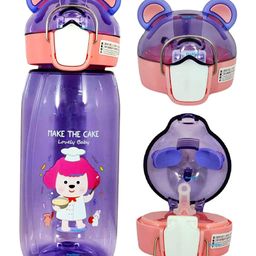 FunBlast Tritan Anti Leak Sipper Bottle Purple - 550 ml-picture-12
