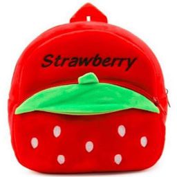 Delicado Premium Quality Strawberry Design Bag Red - 14 Inch-image-14